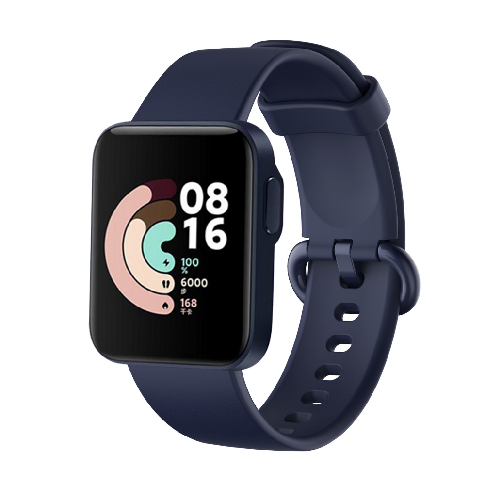 mi watch lite Dây Đeo Thay Thế Chất Liệu Silicon Màu Trơn Cho Xiaomi Mi Watch Lite Smart Watch