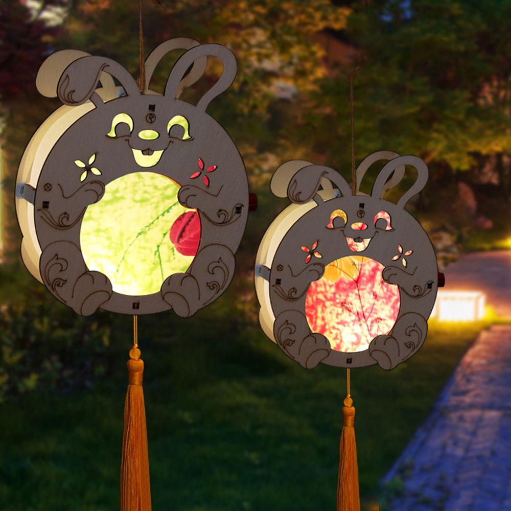 YIYU Lồng Đèn Thủ Công Họa Tiết Hoạt Hình Phong Cách Trung Hoa Cổ Điển