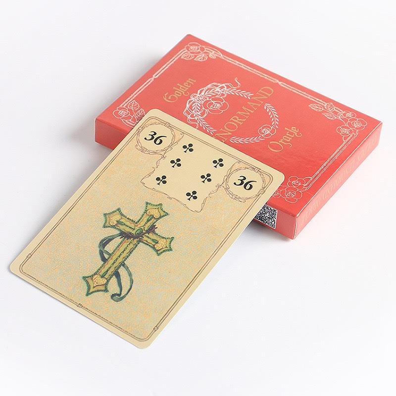 Golden Lenormand Oracle Cards popular oracle cards 9th-century lenormand deck