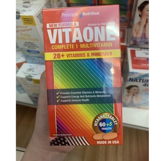 Viên Uống Bổ Sung Vitamin & Khoáng Chất Thiết Yếu Cho Cơ Thể - PN Vitaone 28+ Vitamins & Minerals (Hộp 60 Viên + 5 Viên)
