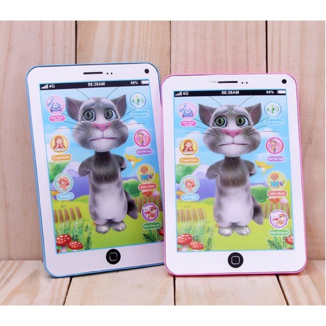 《 HCM 》Đồ chơi  IPAD mèo tom có nhạc , có kể chuyện , hát