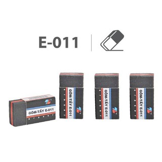 Cục gôm tẩy đen E-011- Gôm xóa Thiên Long