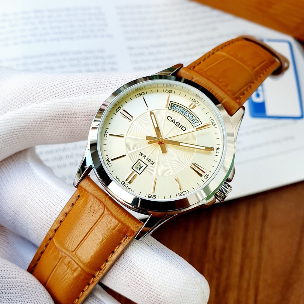 Đồng hồ Nam Standard Casio Anh Khuê MTP-1381 - Bảo hành 1 năm - Pin trọn