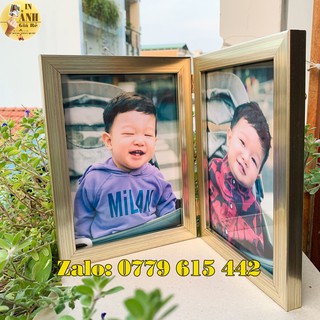 Khung đôi để bàn 13x18
