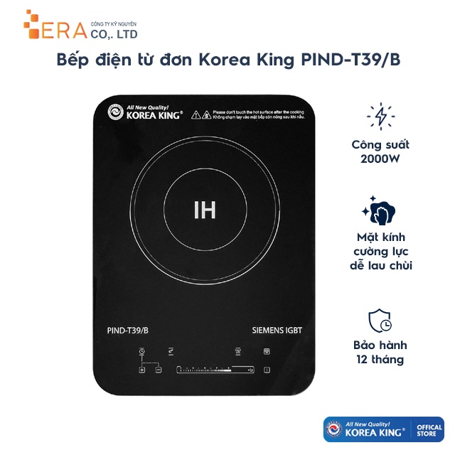 Bếp điện từ đơn Korea King PIND-T39/B