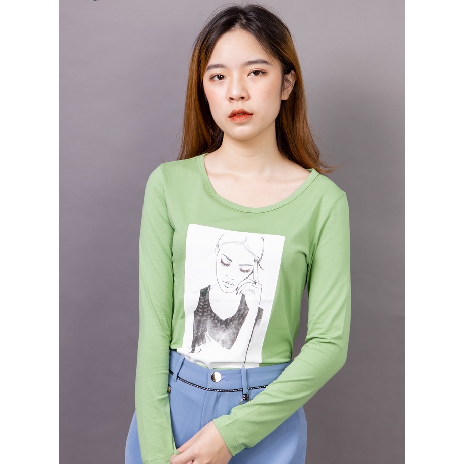 Áo thun dài tay Emspo ATL0184 (Hồng , Xanh)