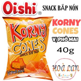 Bách Snack Oishi® Bắp nón vị Phô mai gói 40g
