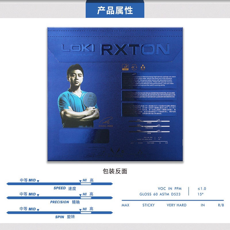 5 Đệm Cao Su Cứng Độ Đàn Hồi Cao Dùng Để Chơi Bóng Bàn Loki RXTON