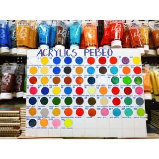 [Lộc's Art Store]Màu Acrylic Pebeo Studio Tuýp 100ml (No.56 -> No.70)