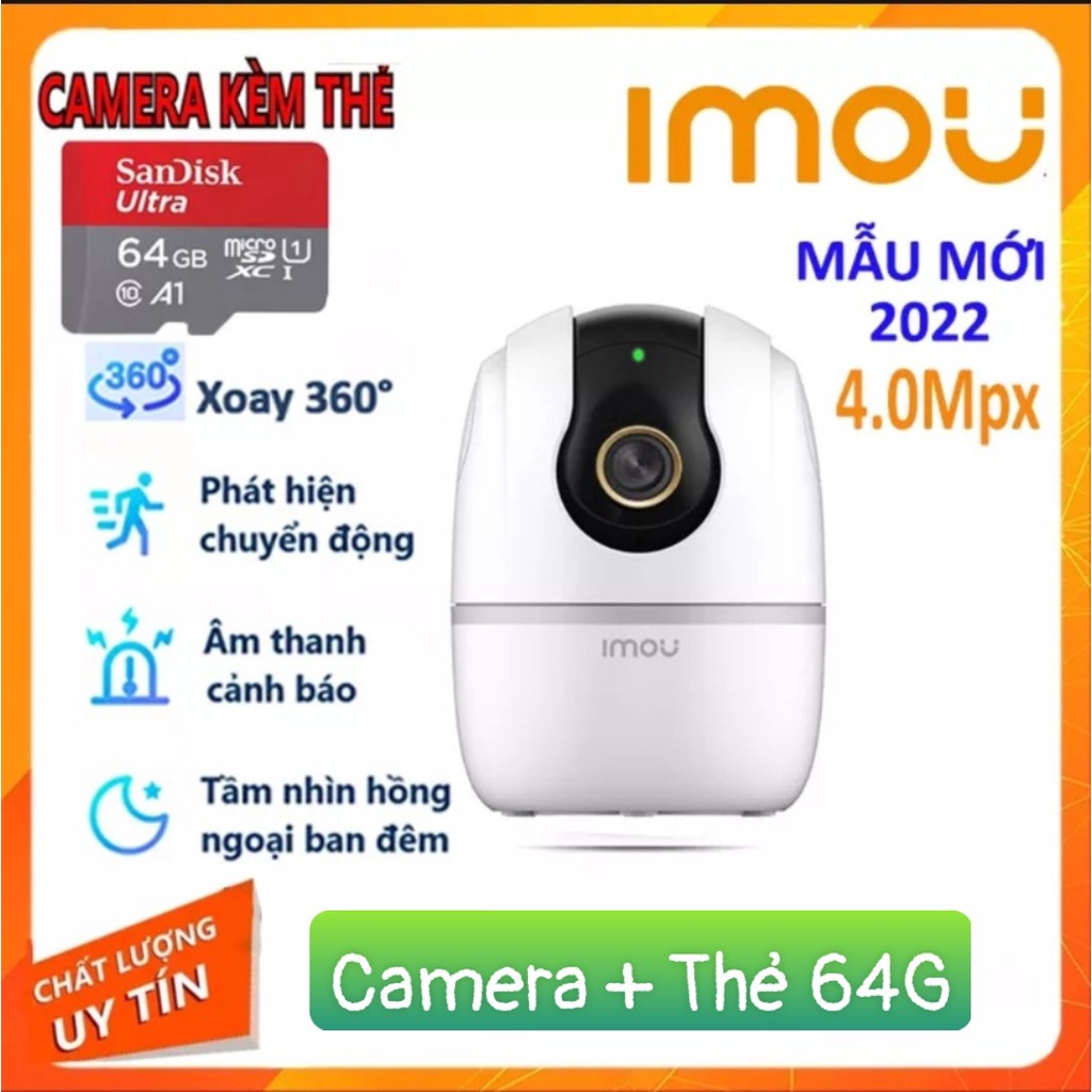 Camera wifi Imou A42P 4.0MP / A22EP 2.0MP hoặc C22EP, đàm thoại 2 chiều, chính hãng fullbox 100%