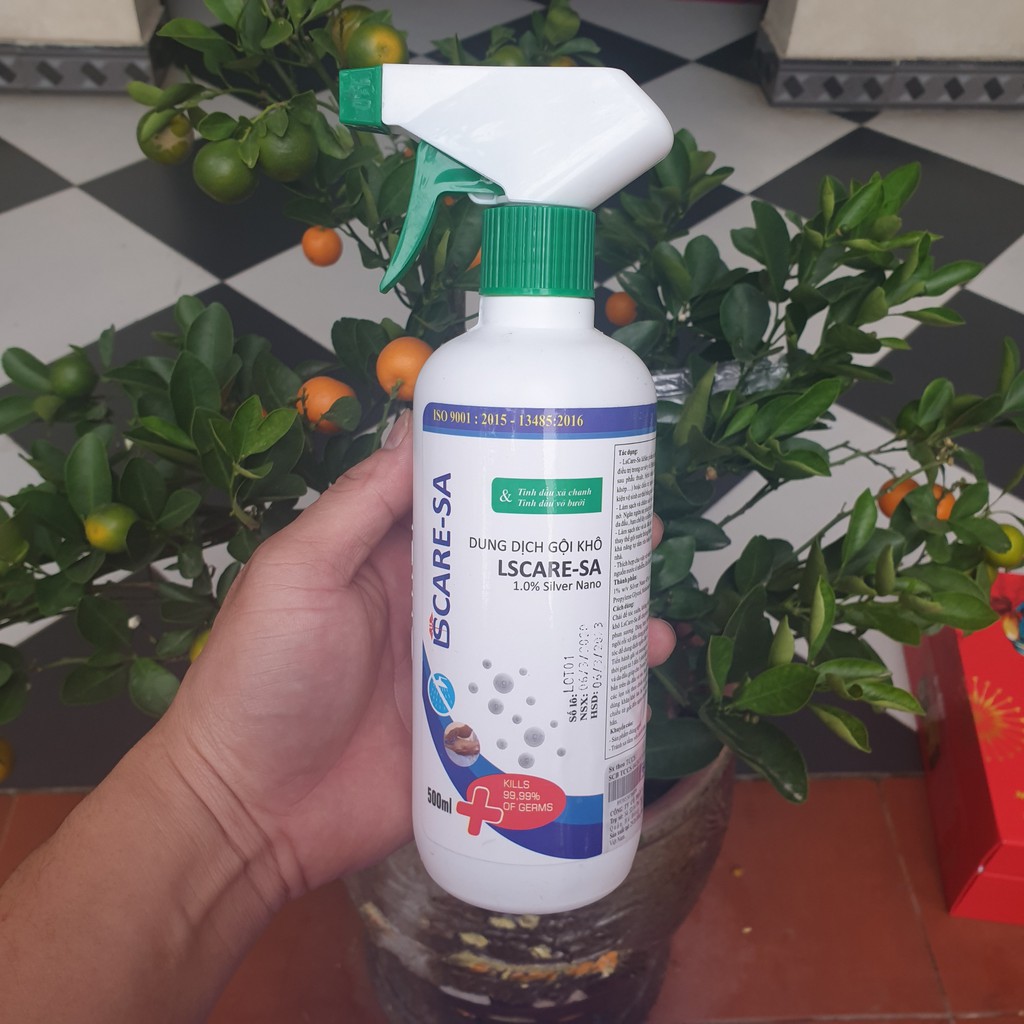 Dung Dịch Gội Khô / Tắm Khô Lscare – Ba Chai 500ml