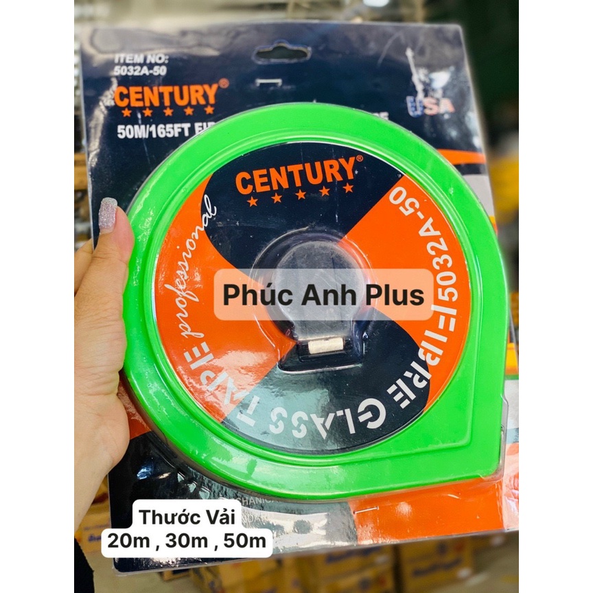 Thước Dây Cuộn Vải - 20m 30m 50m - Century - L/s 💯💯