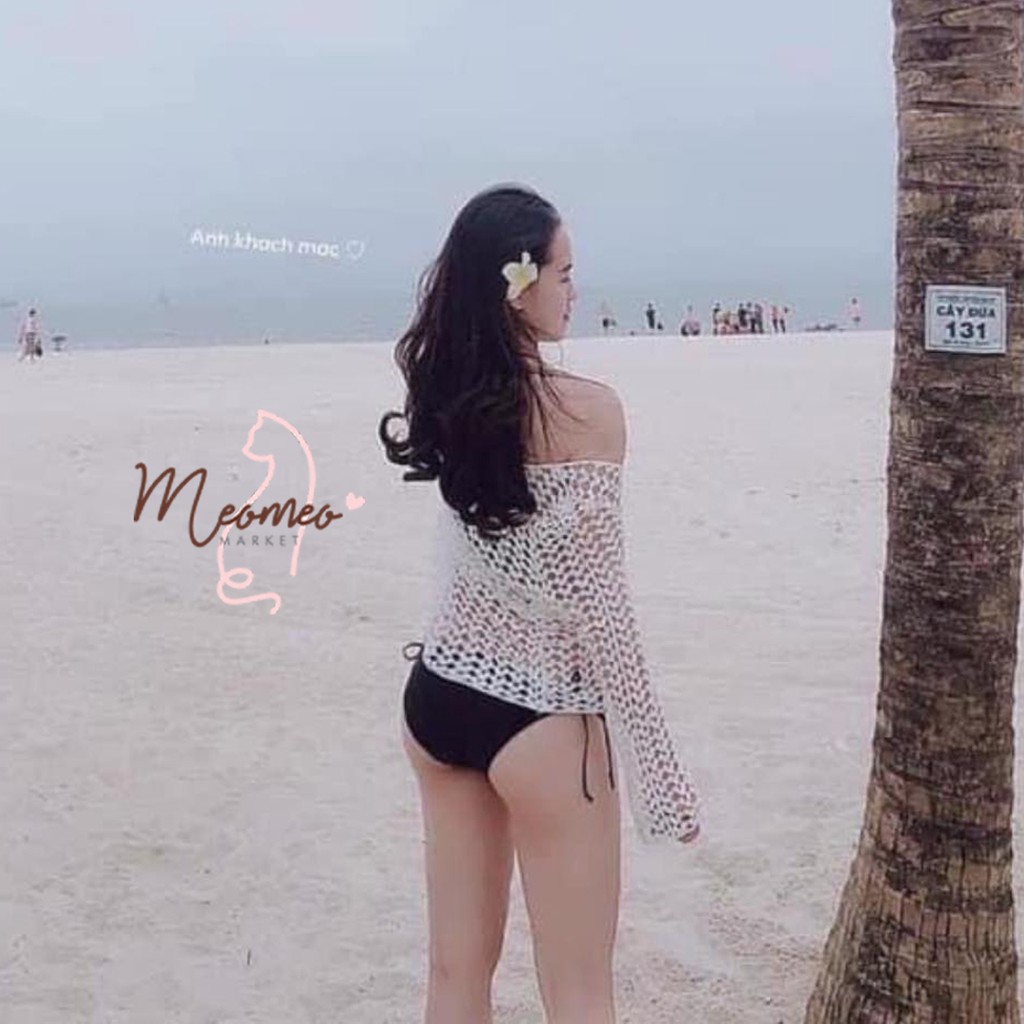 Áo Lưới Đi Biển - Áo Lưới Đan Vuông Sợi To Dày Chắc Chắn Mặc Kèm BIKINI Hoặc Phối Đồ Siêu Đẹp | BigBuy360 - bigbuy360.vn