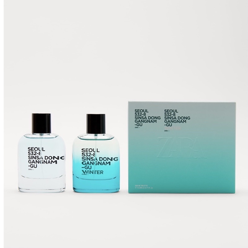 Set Nước hoa ZARA SEOUL 532-8 VÀ SEOUL 532-8 ƯINTER 100ml
