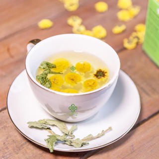 [TRÀ CAO CẤP XUẤT KHẨU] Combo (trà giúp dễ ngủ, thanh nhiệt) trà hoa cúc + táo đỏ