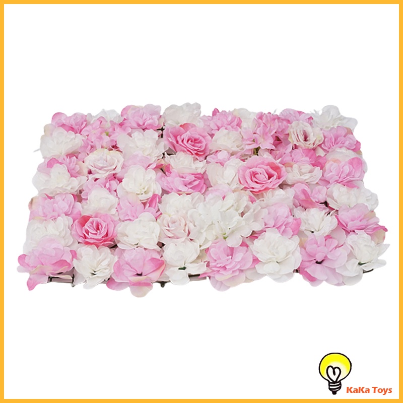 [KaKa Toys]Upscale Artificial Flower Wall Panel Home Shop Wedding Main Road Craft Decor