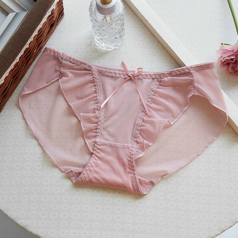 Quần Lót Chất Voan Lưới Viền Bèo Sêu Thoáng Mát Sexy Min Underwear 03145 | WebRaoVat - webraovat.net.vn