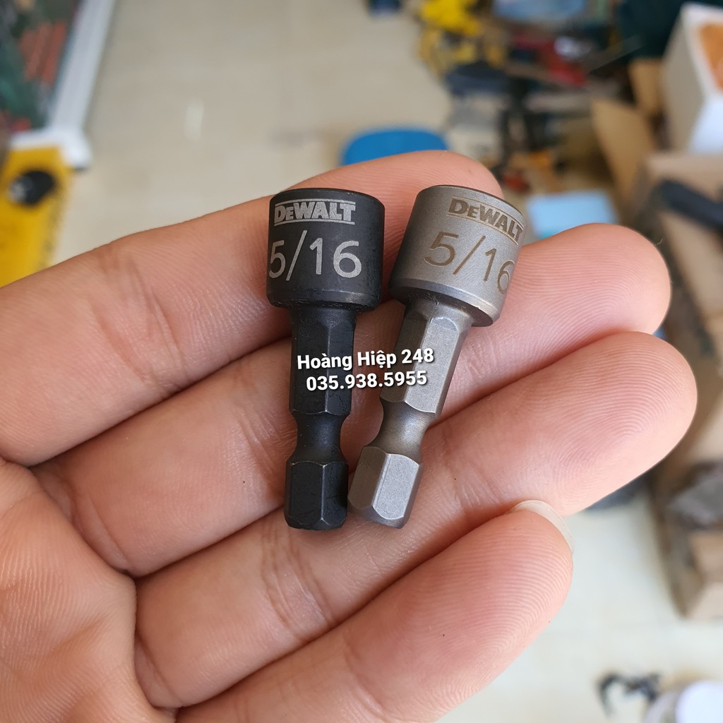 Đầu bắn tôn Dewalt 8mm dài 35mm