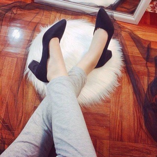 Cao gót trơn 7p siêu xinh