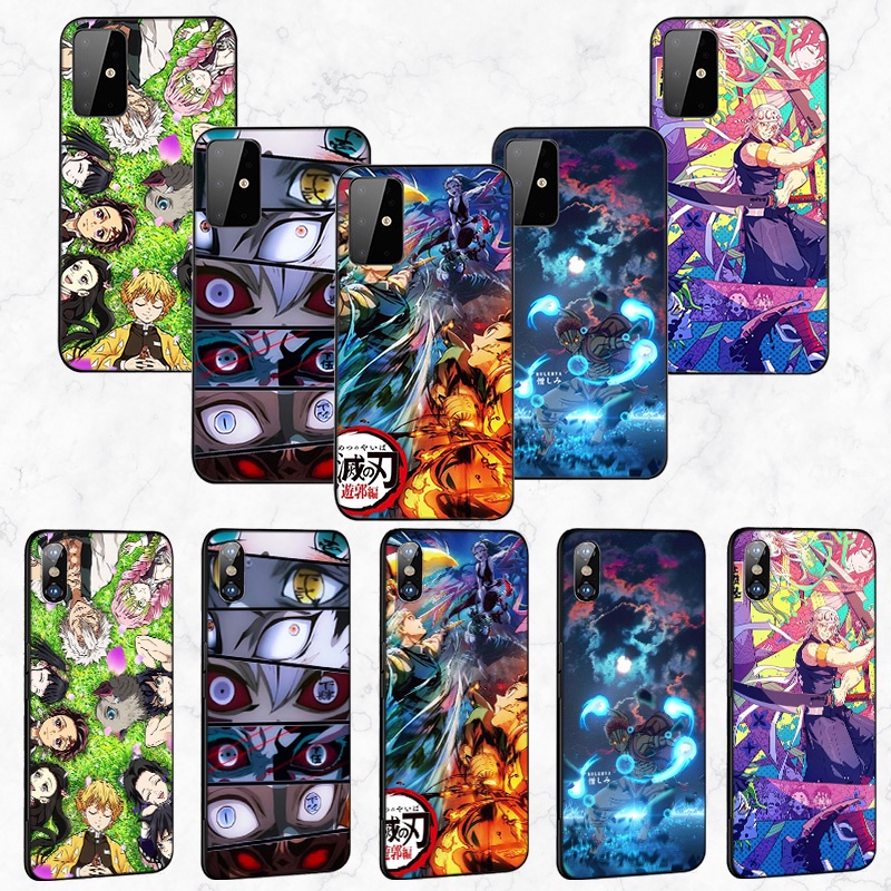 Ốp Điện Thoại Mềm Hình Anime Demon Slayer Cho iPhone 7 8 7+ 8+ 6+ 6S+ XR XS Max 5 5s GA5