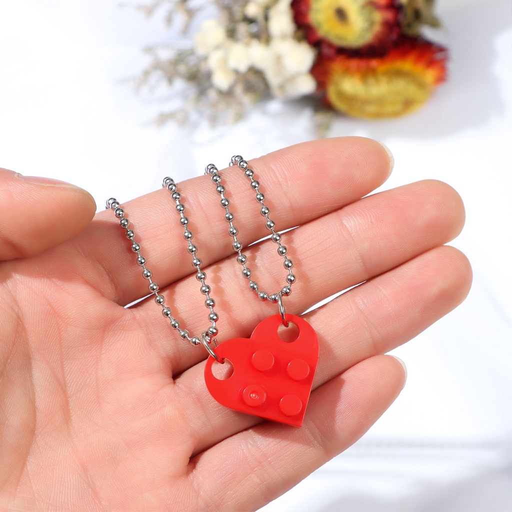 vòng cổ Tình Bạn Mặt Trái Tim Mihan1 Cho Cặp Đôi