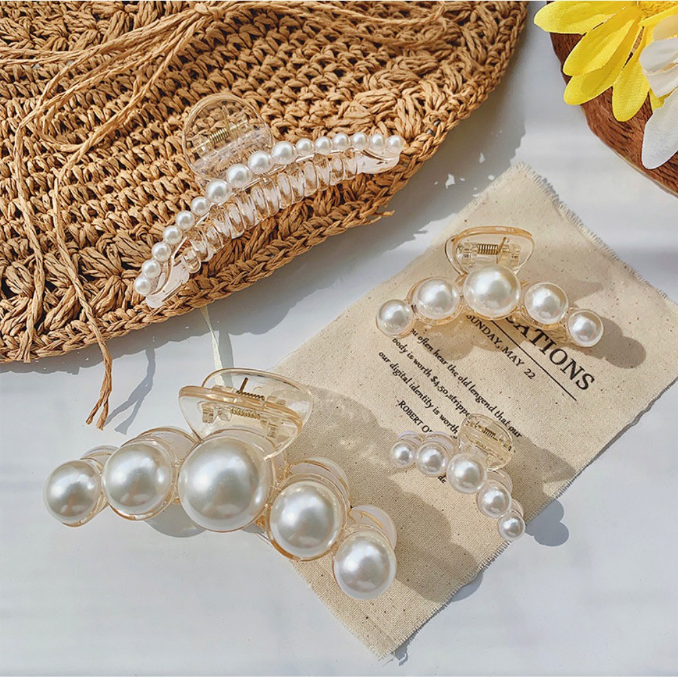 Kẹp càng cua Mua Tất đính hạt châu nhiều size (muatatshop)