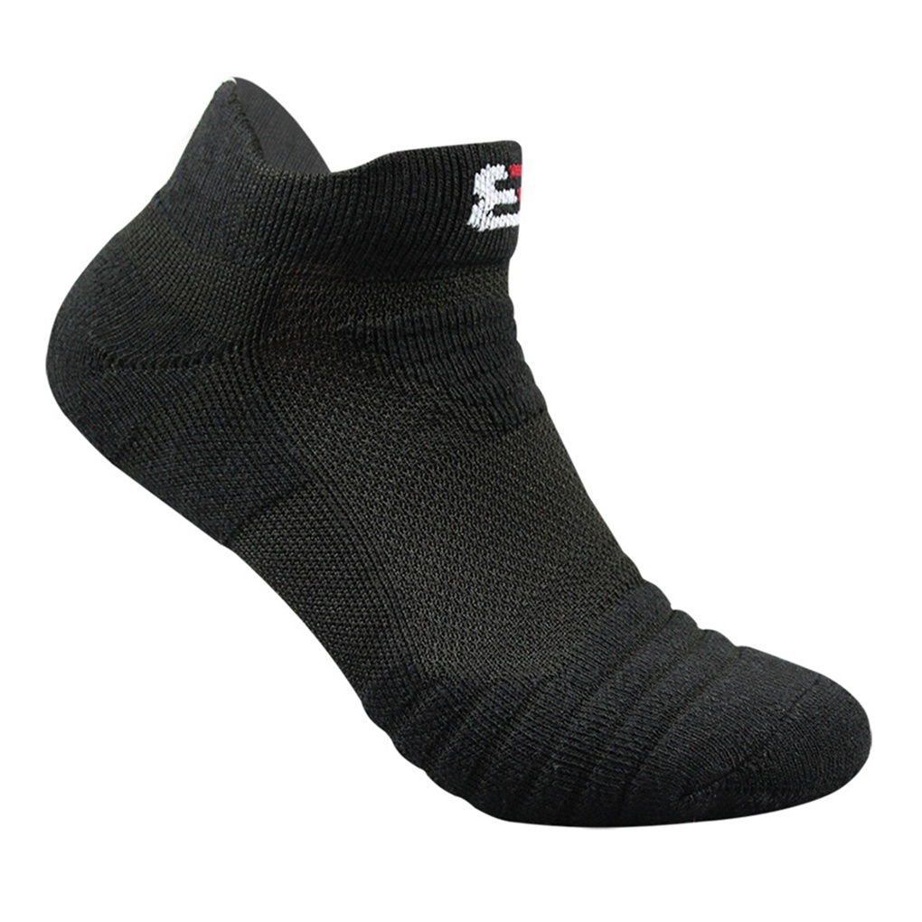[GLOBAL] Men Outdoor Sports Basketball Short Socks Male Football Cycling Cotton Cushion Bottom Non-slip Compression