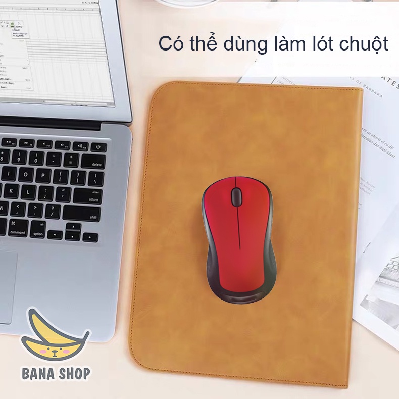 Túi đựng / cặp bao da chống sốc bảo vệ cho macbook laptop 13 ~ 14 inch