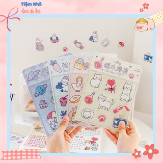 Sticker miếng dán động vật thú cưng dễ thương