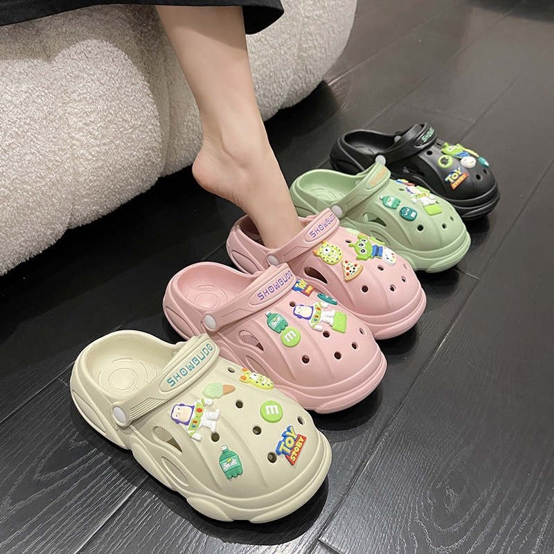 Dép Nữ Cross Kèm Sticker Siêu Hót ( Sục Cá 0