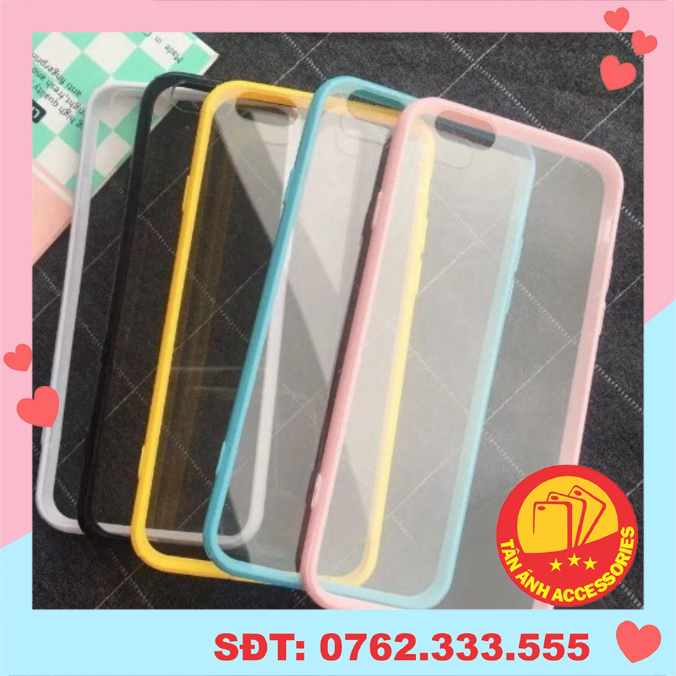 Ốp điện thoại - Ốp lưng iphone trong Viền màu chống ố 5/5s/6/6s/6plus/6s plus/7/8/7plus/8plus/x/xs/xs max/11/11promax