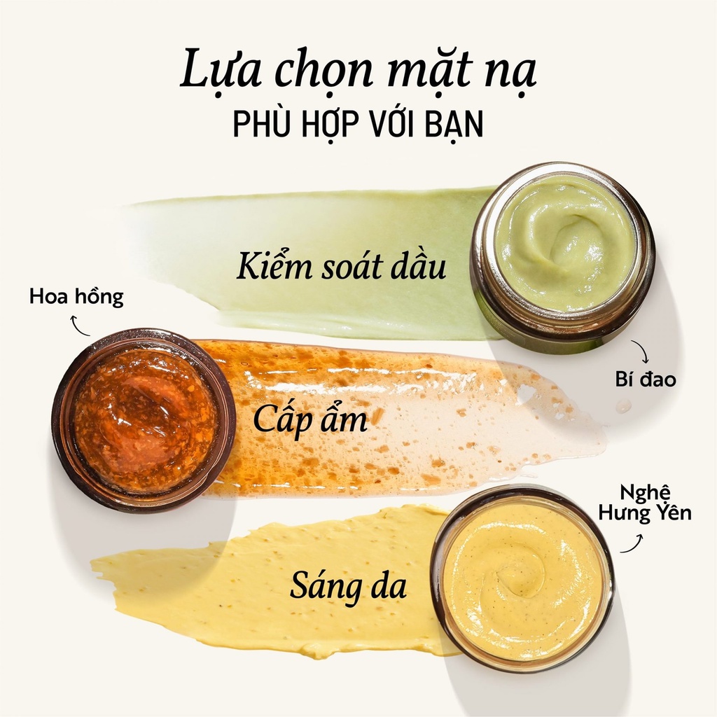 Mặt Nạ Nghệ Hưng Yên Cocoon Giúp Da Rạng Rỡ Mịn Màng 30ml Hung Yen Turmeric Face Mask
