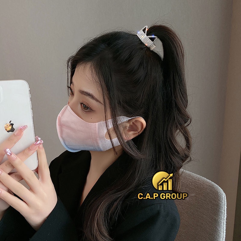 Kẹp tóc Hàn Quốc đính đá Cute sang trọng lấp lánh