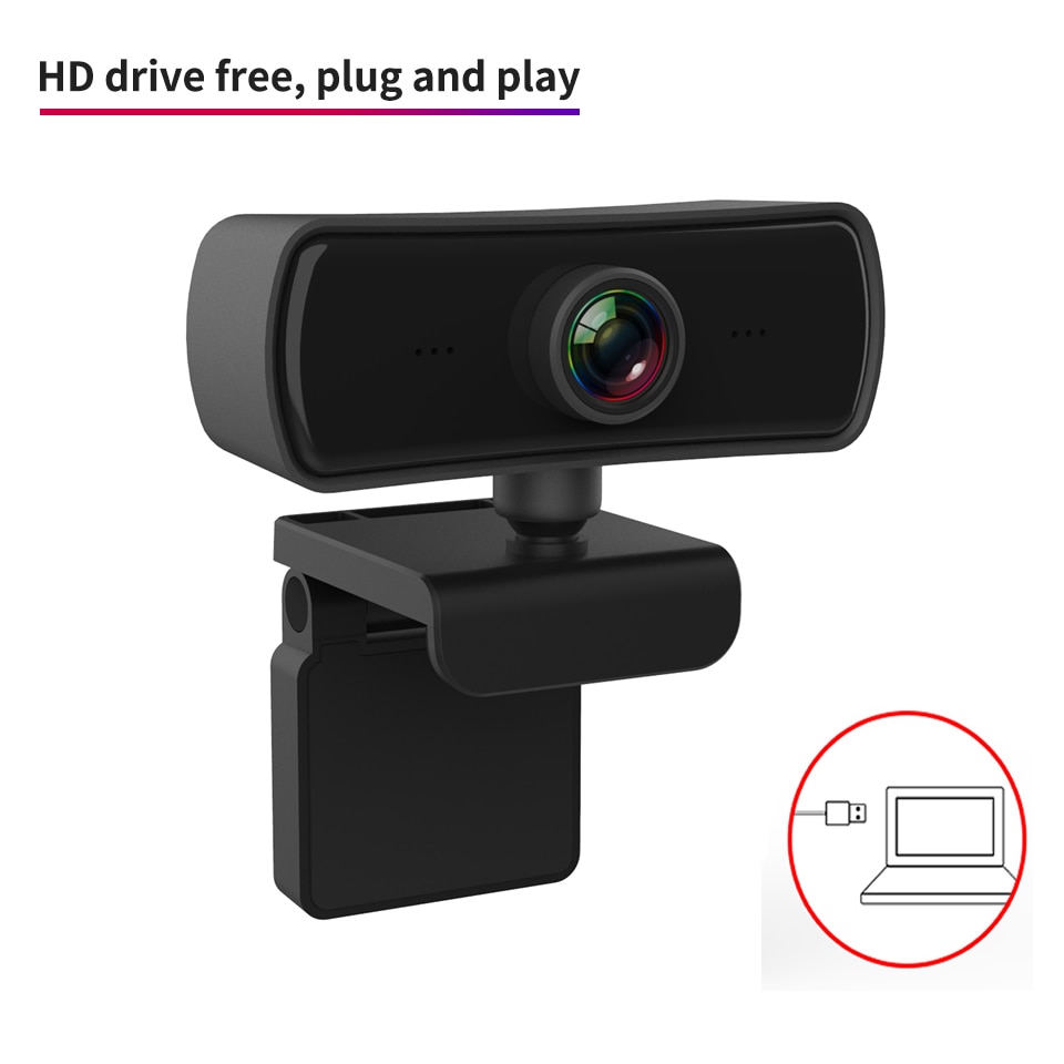 Webcam 1080p Hd Xoay 360 Độ Cho Máy Tính | BigBuy360 - bigbuy360.vn