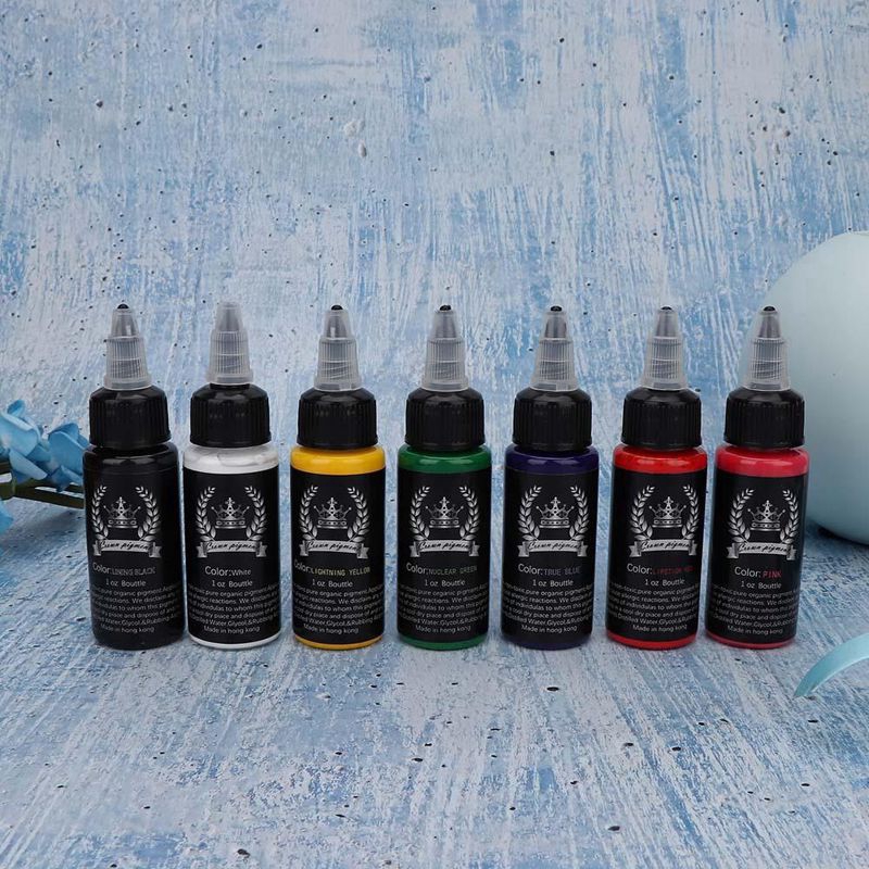 Mực Xăm Bán Vĩnh Viễn Chuyên Nghiệp Lâu Trôi 30ml