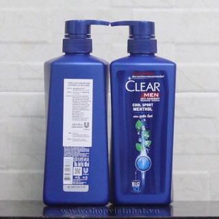 dầu gội clear men
