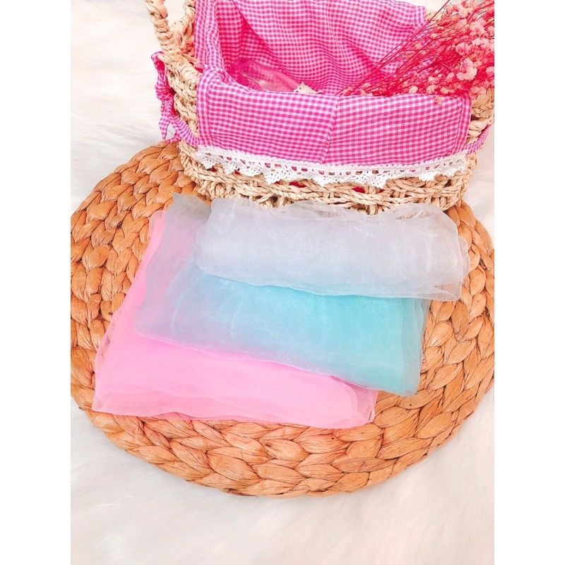 Khăn Voan Che Mặt Cho Bé Giúp Chắn Bụi Cản Gió - Nhiều Màu Sâc