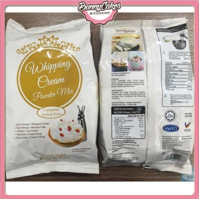 Bột Whipping Cream snow whip malaysia 100G