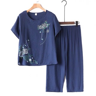 Bộ đũi mùa hè cho mẹ, cho bà MS01