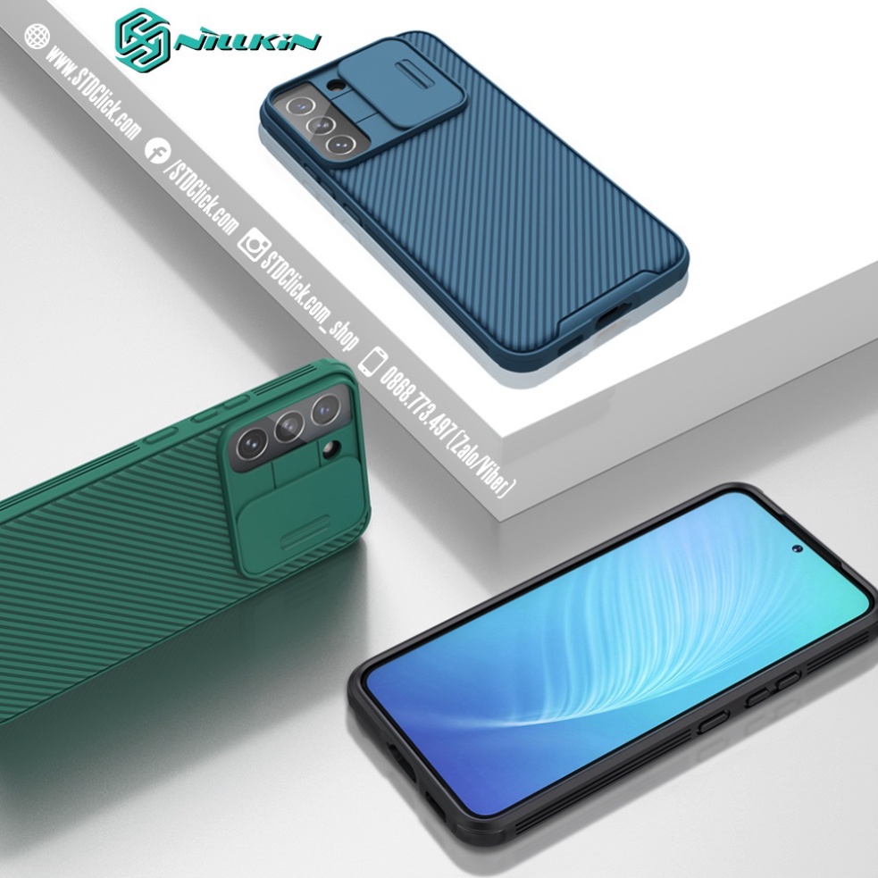 ỐP LƯNG SAMSUNG GALAXY S22 PLUS 5G NILLKIN CAMSHIELD PRO BẢO VỆ CAMERA CHÍNH HÃNG  - HÀNG CHUẨN
