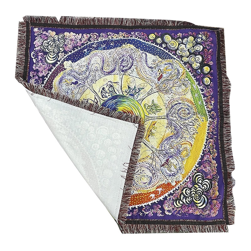 Khăn Trải Bàn Thẻ Bài Tarot Hình Vuông Nhiều Màu Sắc