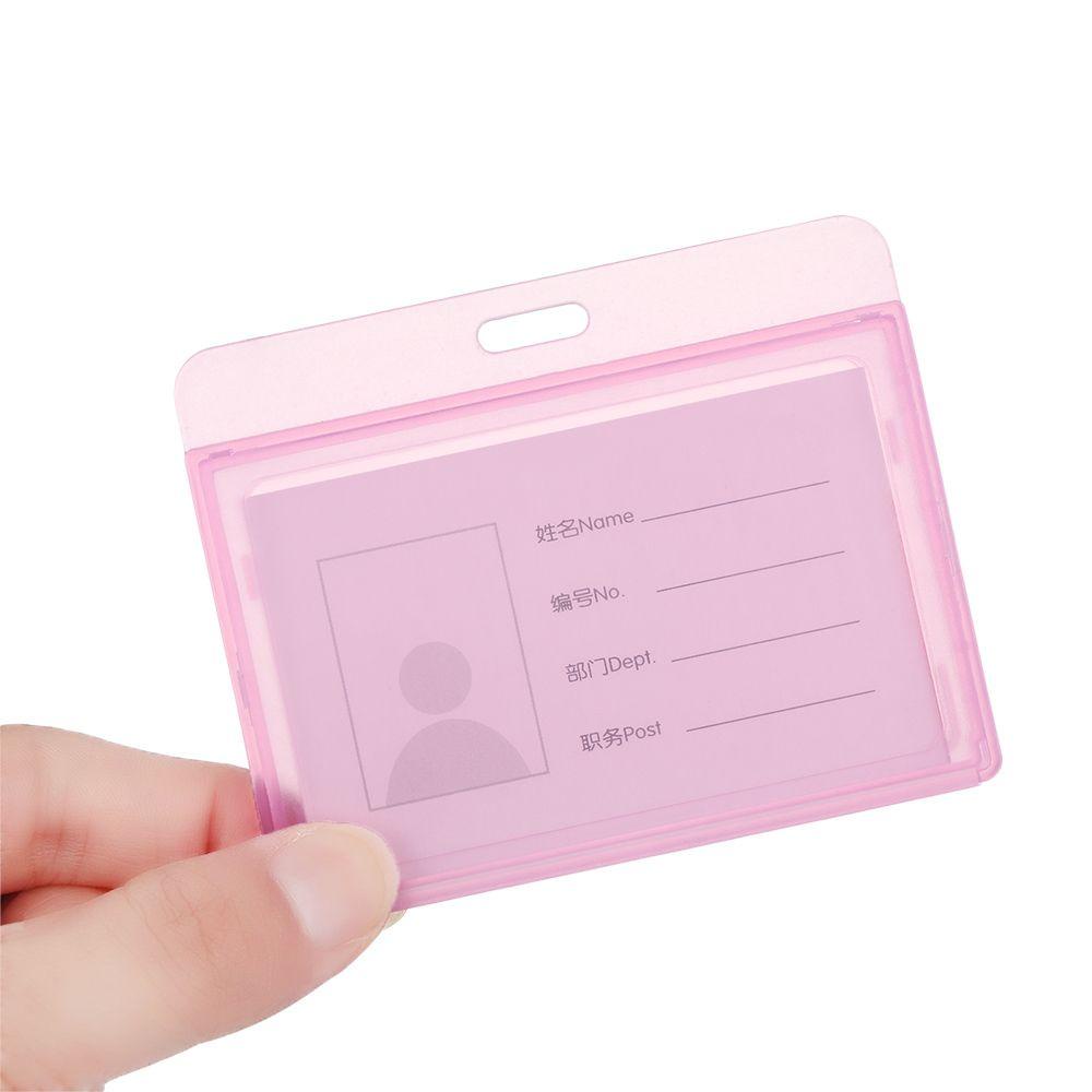 Vỏ Bảo Vệ Thẻ Tên ID Trong Suốt Tiện Dụng