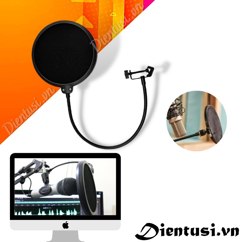 Chân Kẹp Micro và Màn Lọc Mic
