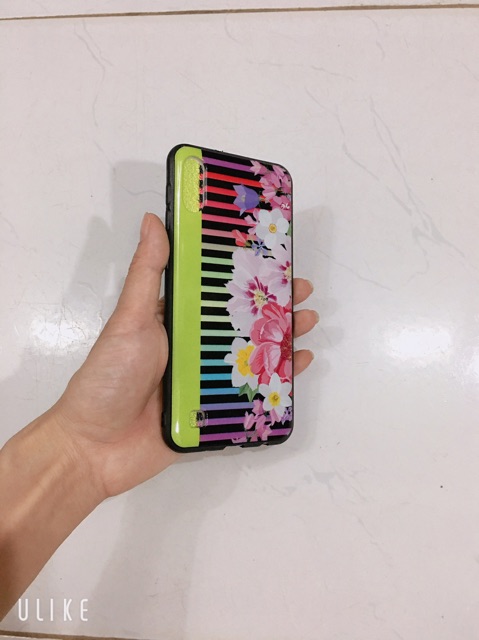 Ốp hoa kẻ xanh nõn chuối sam sung A10,M10