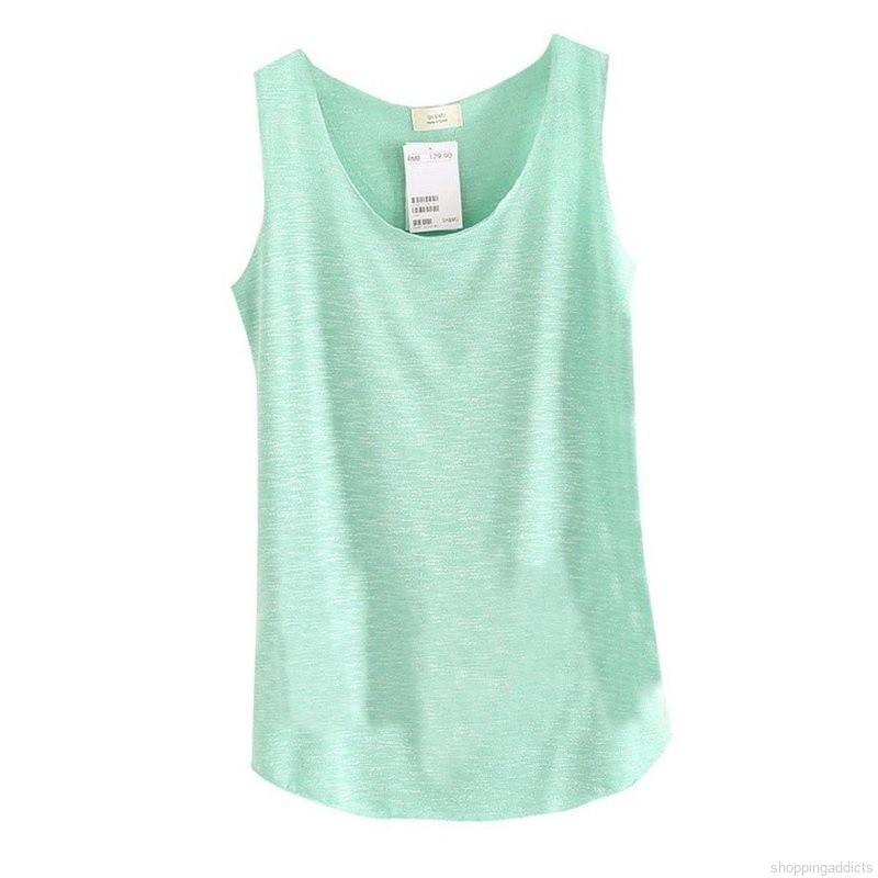 [Mã FAMAYWA giảm 10K đơn 50K] Áo sát nách cổ tròn thiết kế dáng rộng thoải mái cho nữ | BigBuy360 - bigbuy360.vn