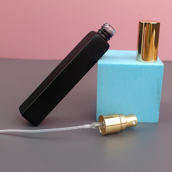 Chai lọ đựng nước hoa thủy tinh cao cấp vuông, dài loại sơn dang phun sương 10ml