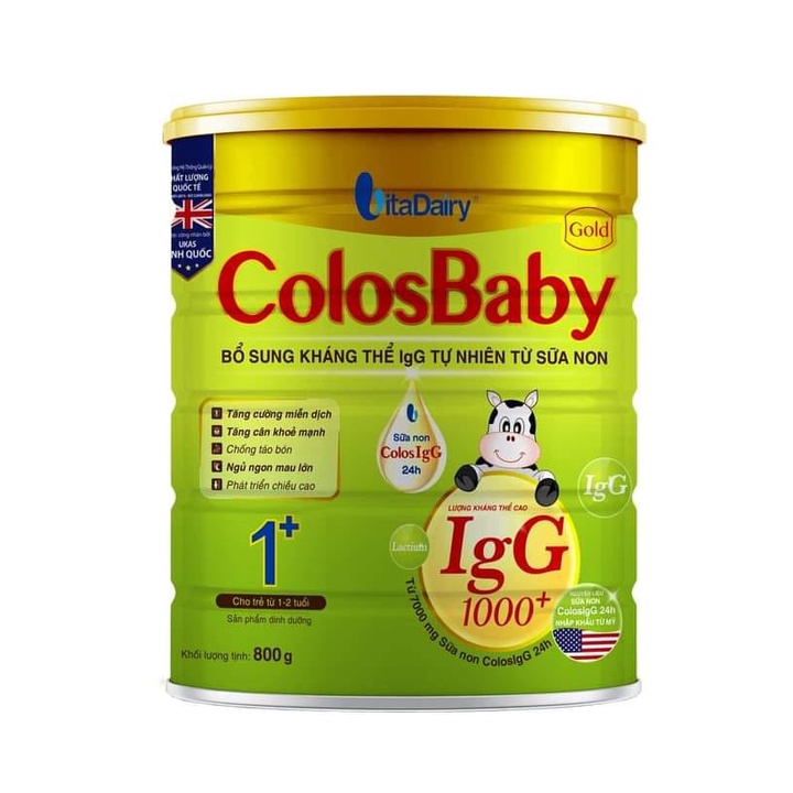 Sữa non Colos Baby Gold 1+ (800G)