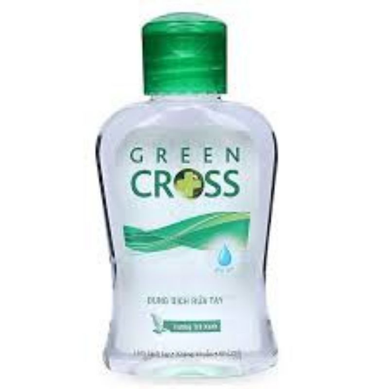 Nước sát khuẩn tay green cross Trà Xanh 100ml nước sát khẩu tốt cho sức khỏe