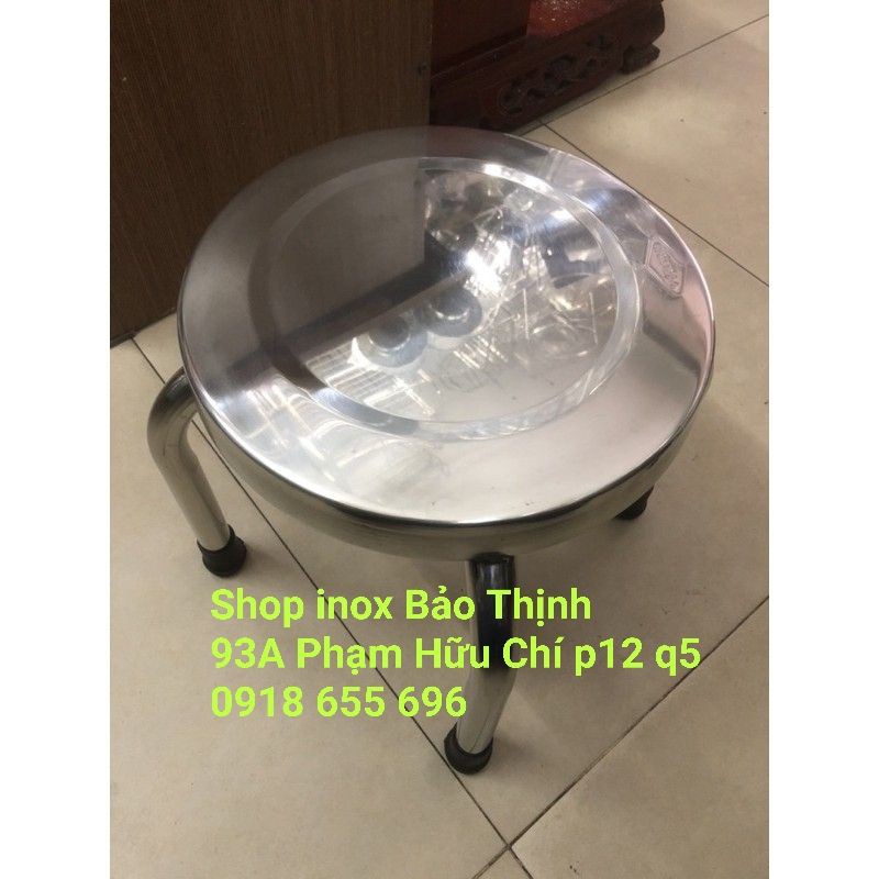 Ghế đẩu inox 30cm