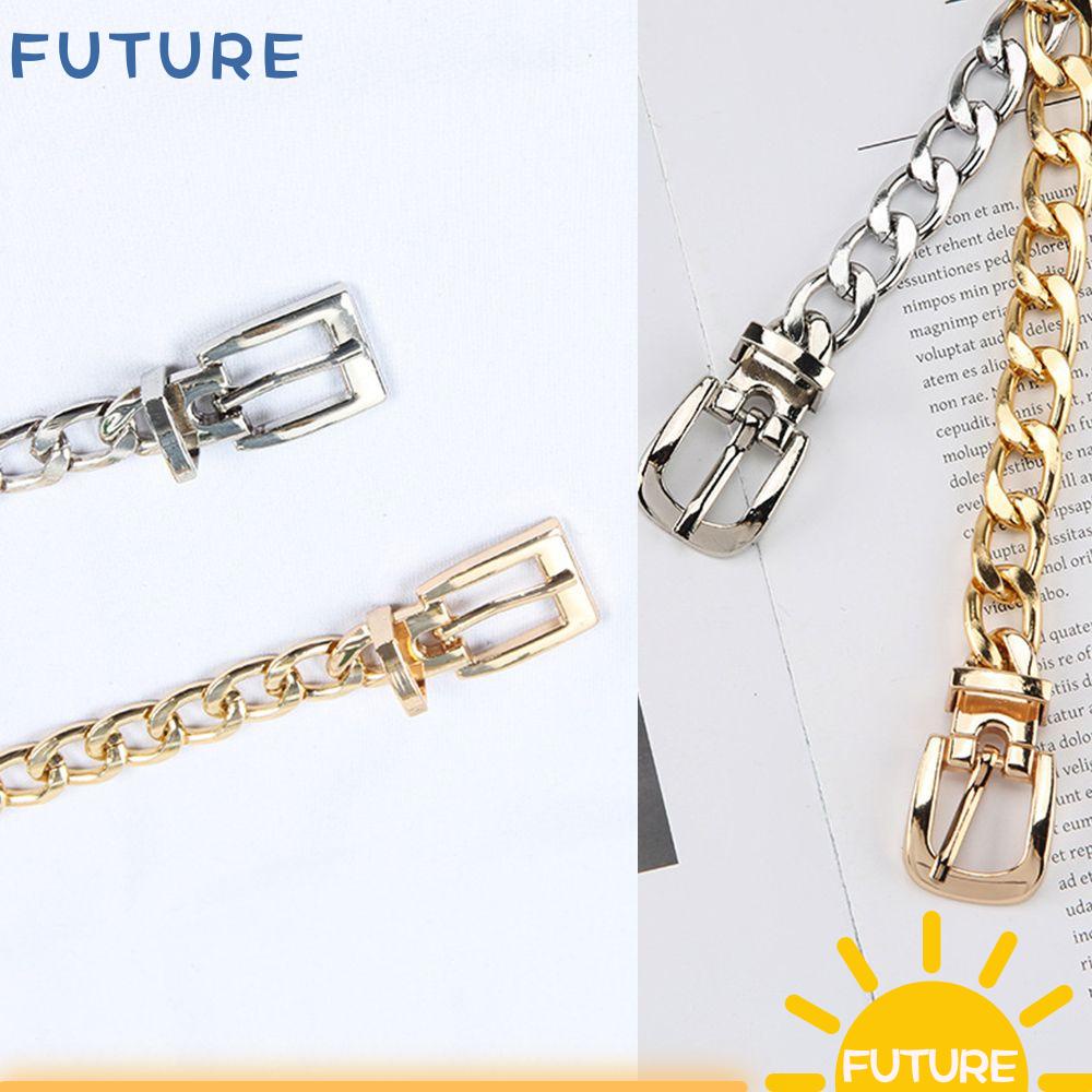 Chuỗi dây xích đeo thắt lưng quần loại khóa vuông/khóa tròn thời trang cho nam và nữ